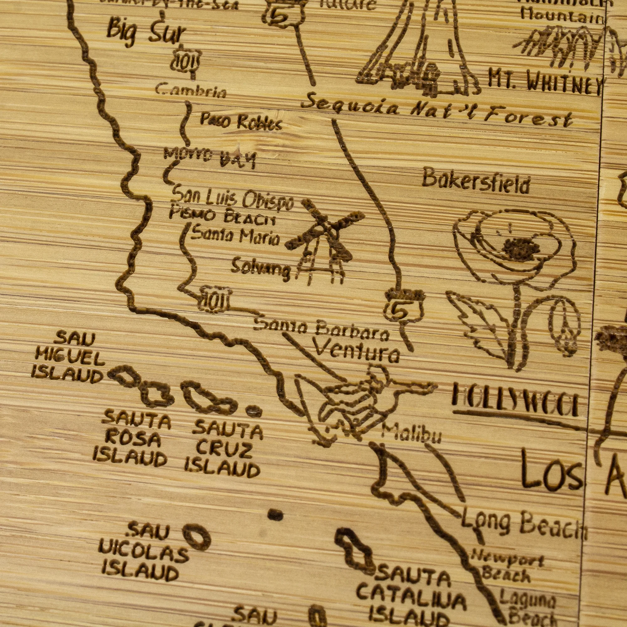 California Puzzle Coaster Set view 6