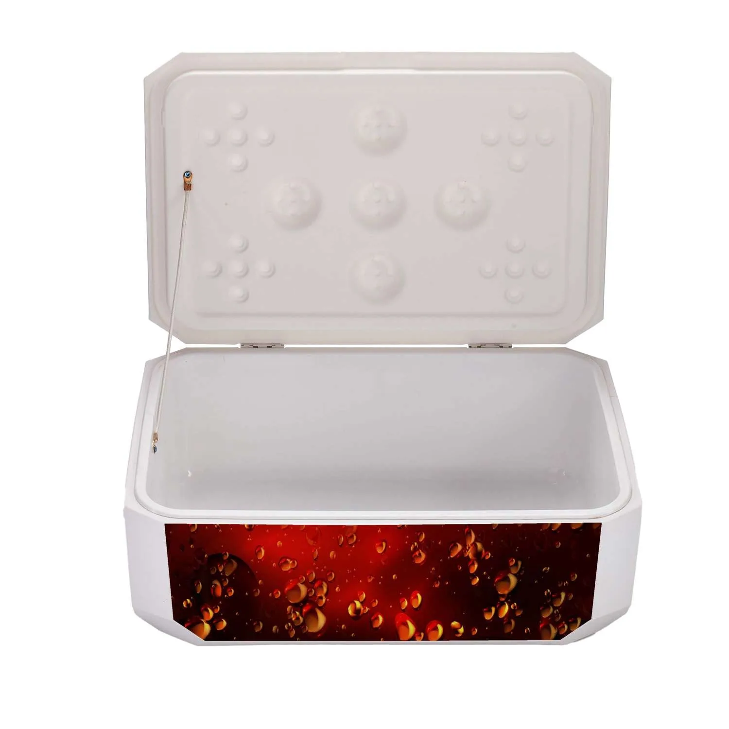 Cornhole Cooler with Imprint on Game Top and Sides view 2