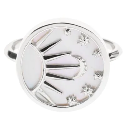 Jilco Inc Celestial Mother Of Pearl Ring - Size 6