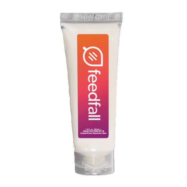 Custom 1 oz Squeeze Tube Sun Screen SPF 50