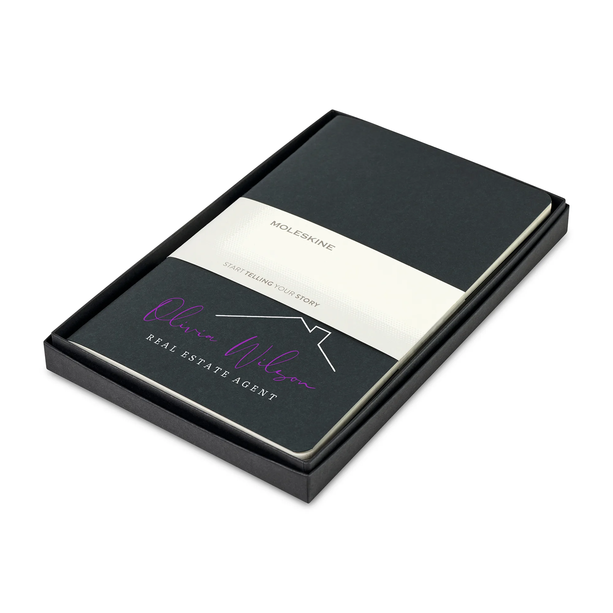 Moleskine® Large Cahier Gift Set - Black
