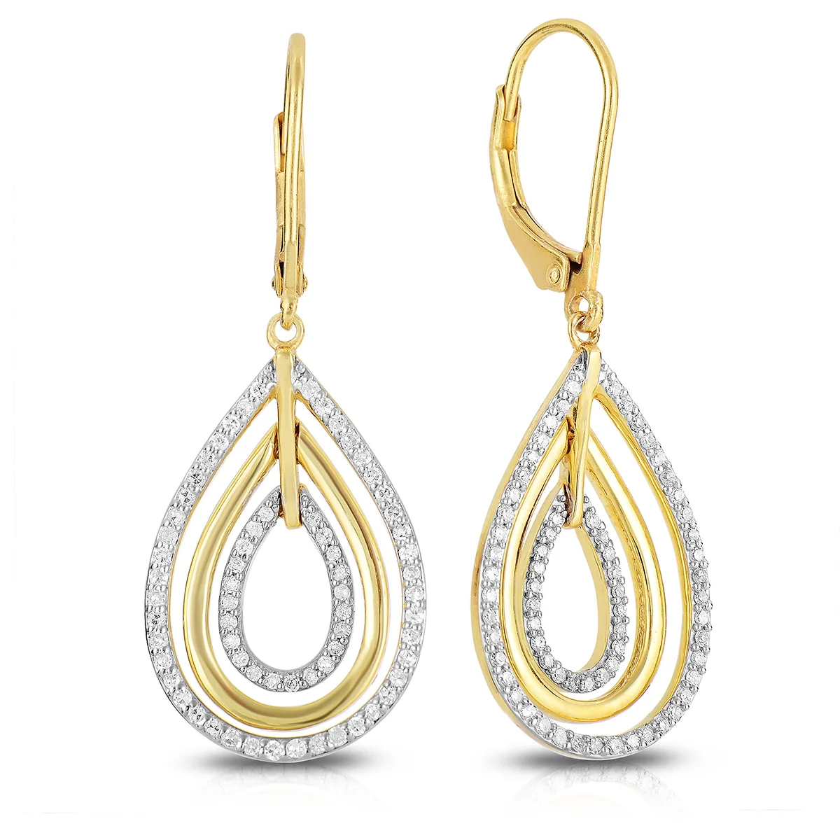 Jilco Inc Diamond Earrings - Round .50twt