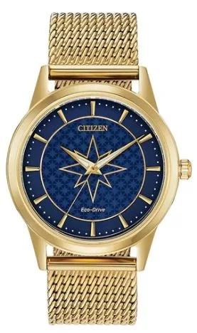 Marvel® by Citizen® Captain Marvel® Eco-Drive® Gold-Tone Watch
