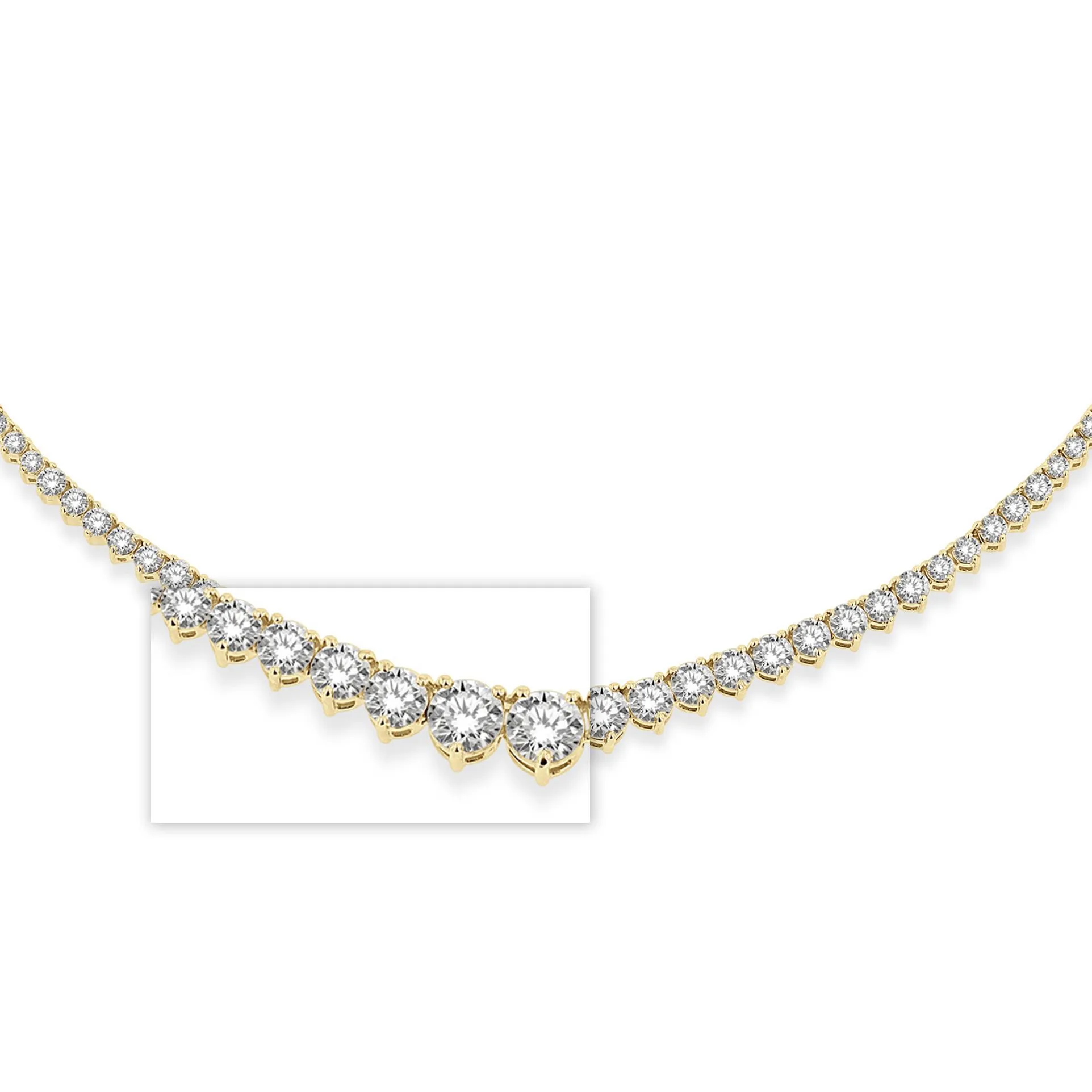 Jilco Inc Riviera Diamond Necklace - 10.00 Cts