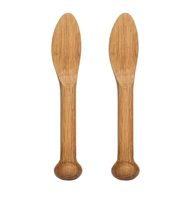 Sagaform Nature Butter Knives Set Of 2 Wood