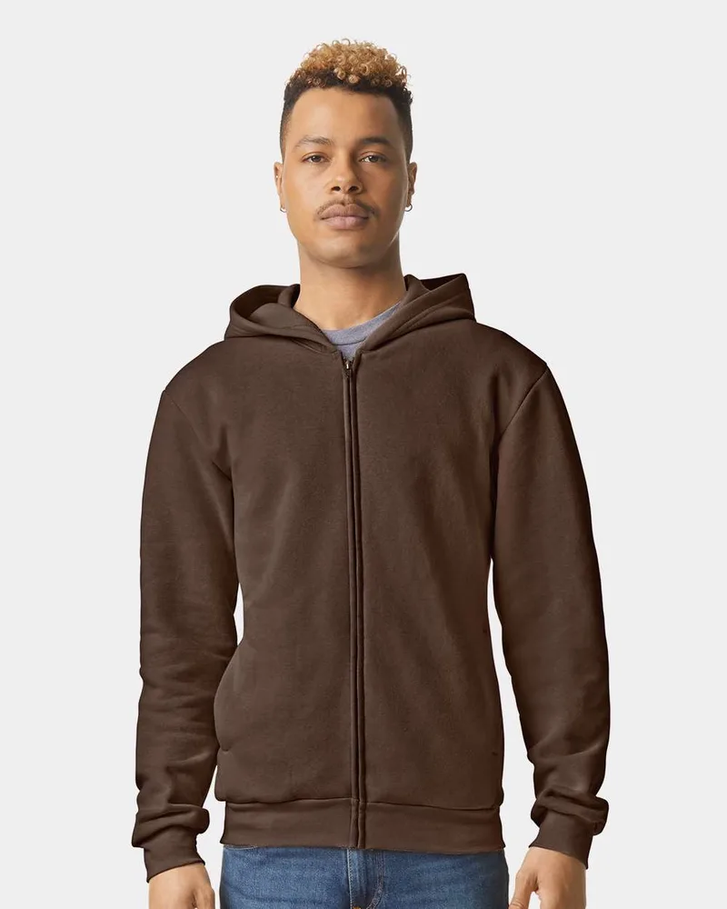American Apparel® ReFlex Fleece Full-Zip Hoodie view 4