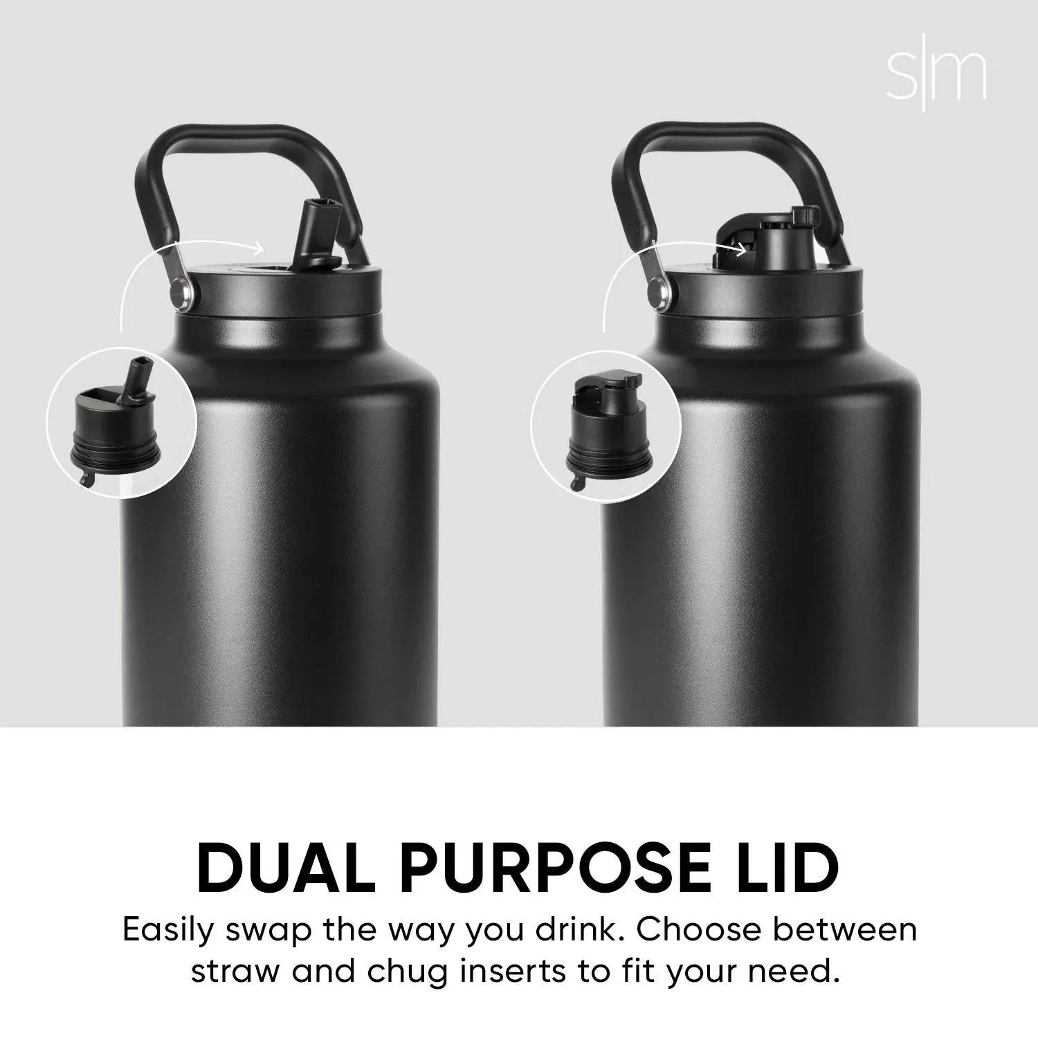 128 oz Simple Modern® Stainless Steel Double-Walled Insulated Trek Pivot Tumbler view 4