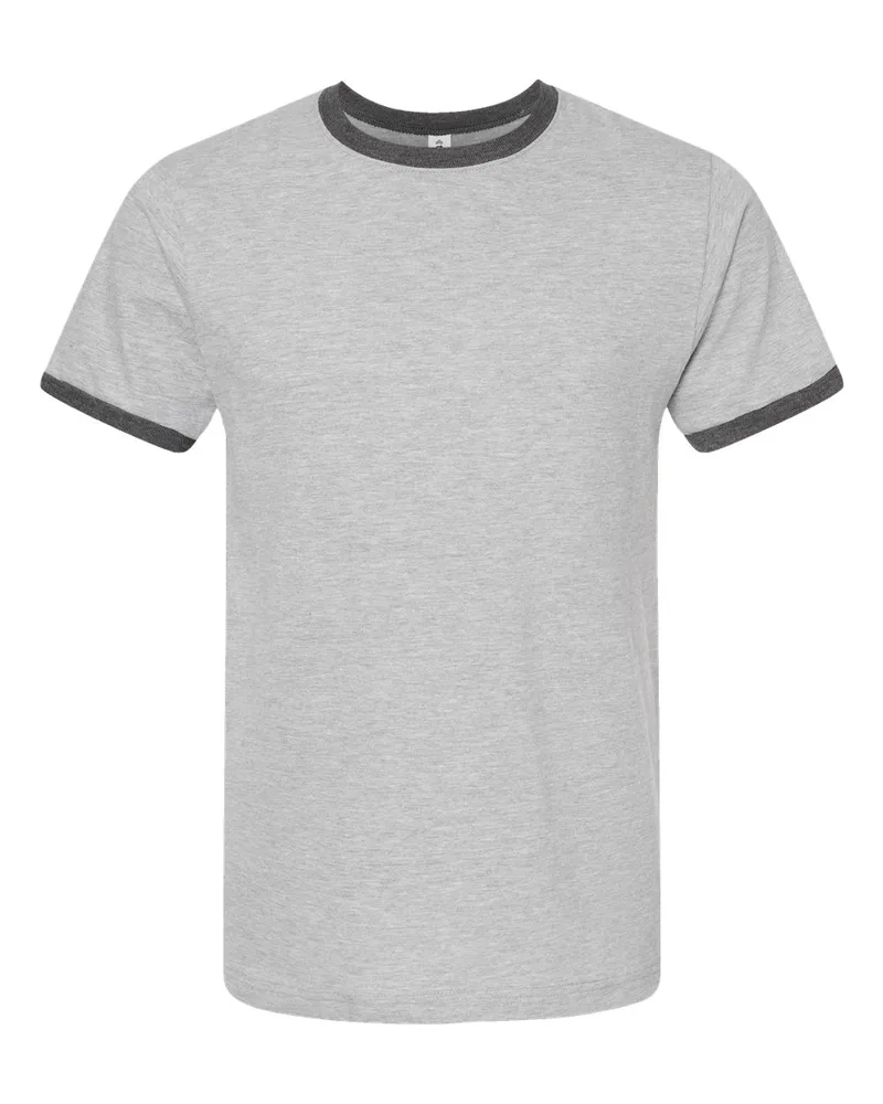 Tultex® Unisex Fine Jersey Ringer Short Sleeve T-Shirt view 6