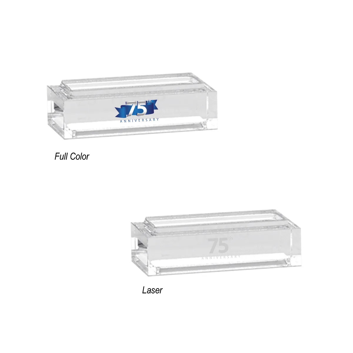 Stackable Clear Acrylic Bar Award view 2