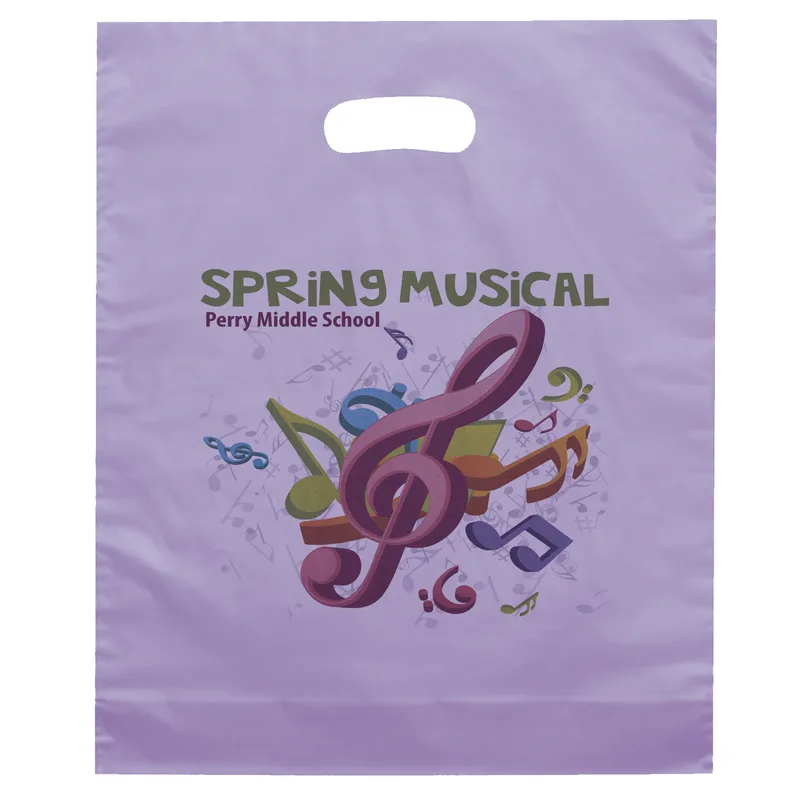 Orchid™ - Frosted Brite Die Cut Handle - Dynamic Color (12" x 15" x 3")