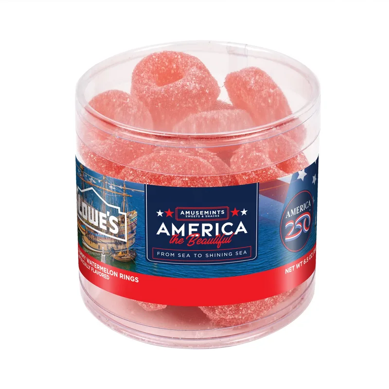 America 250- Round Acetate Watermelon Rings