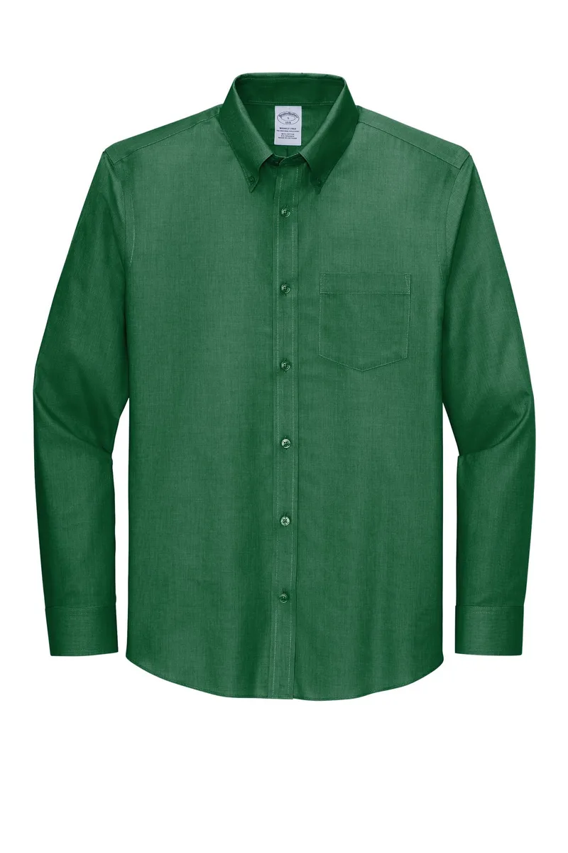 Brooks Brothers® Wrinkle-Free Stretch Nailhead Shirt view 6