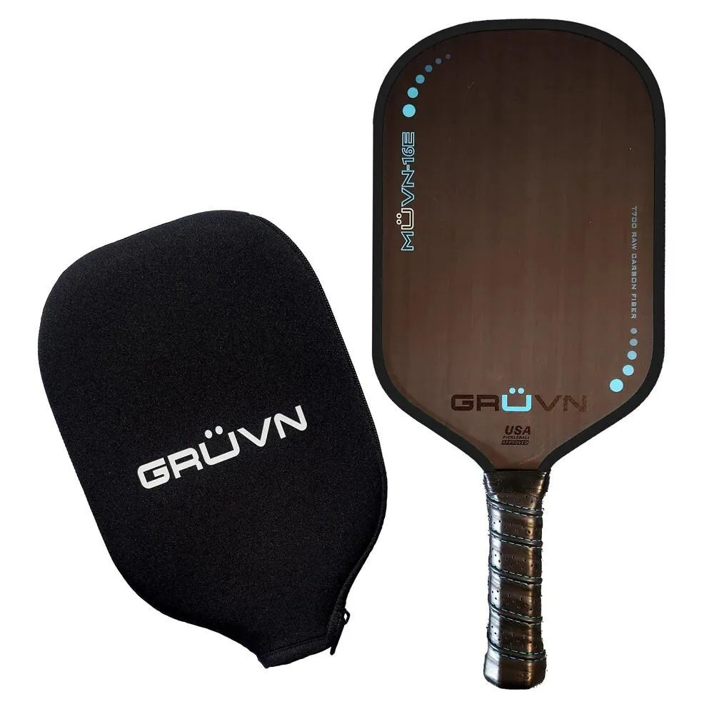 GRUVN Muvn-16E Pickleball Paddle Size 16.5" - Blue/Black