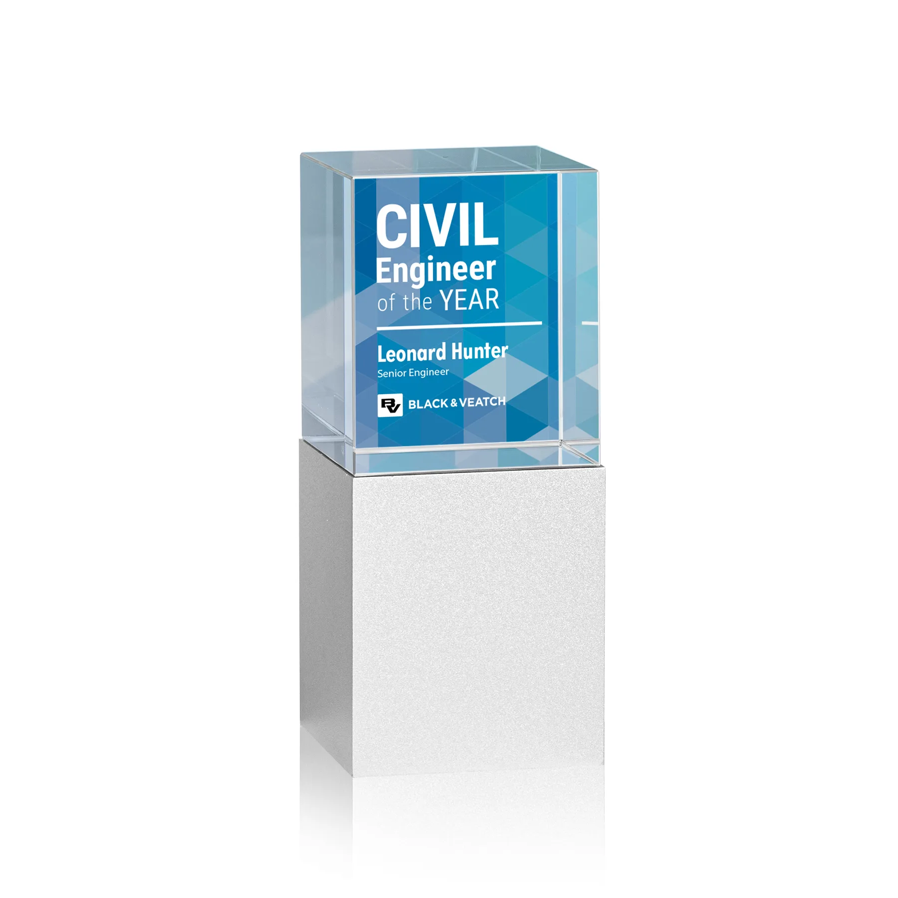 VividPrint™, 2.375" x 5.25" x 2.375"