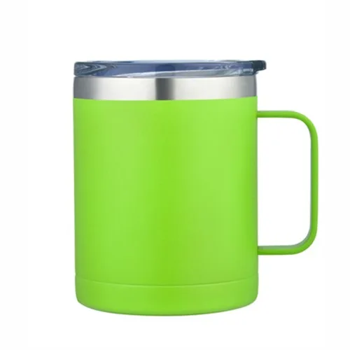14oz double wall SS vacuum camping mug view 7