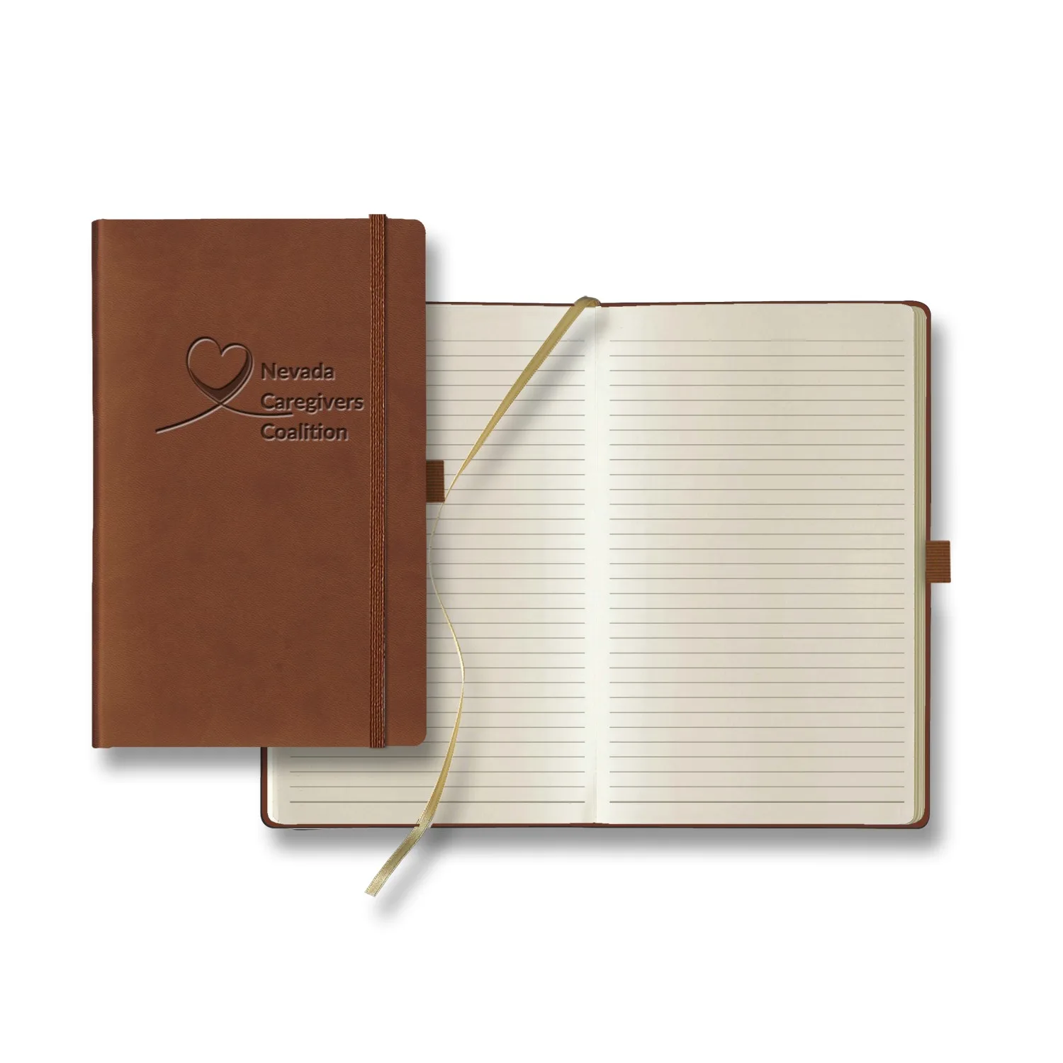 Castelli Tucson Medio Lined Ivory Page Journal view 5