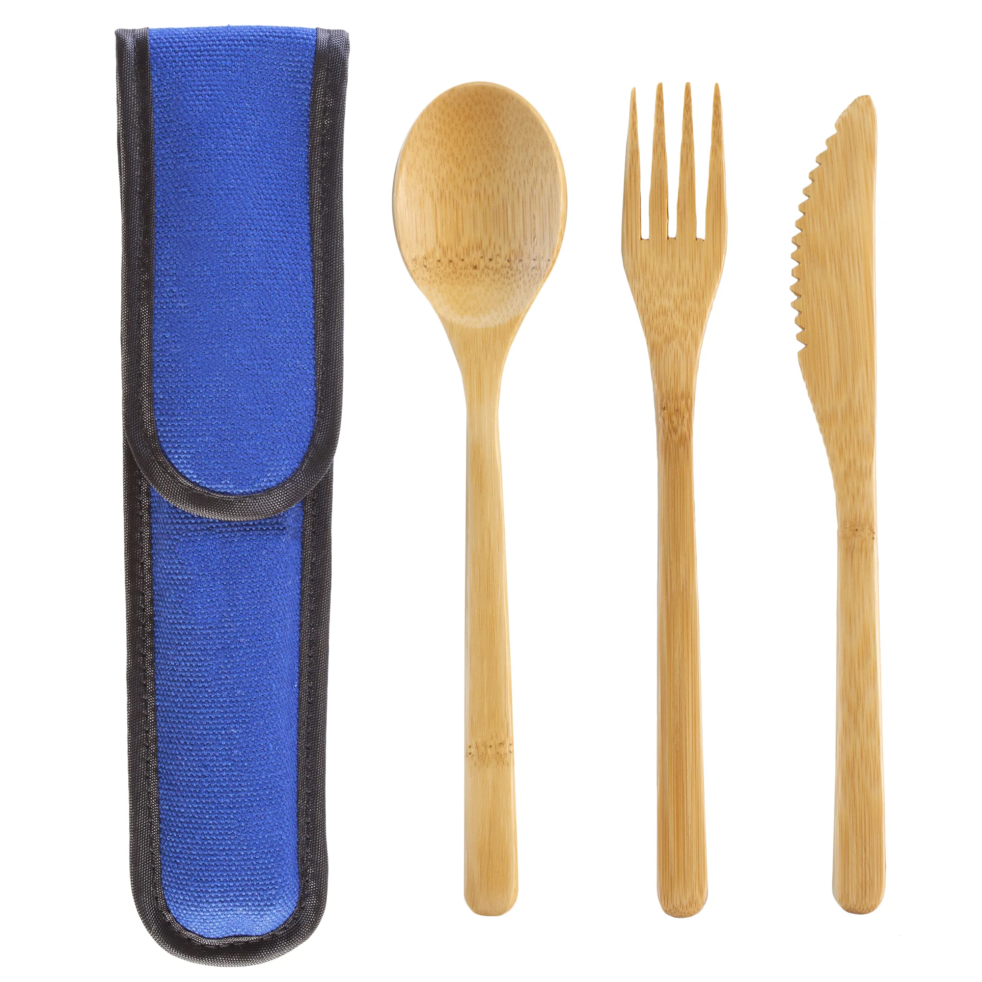 Take-Along Flatware Set w/Blue Travel Case view 2