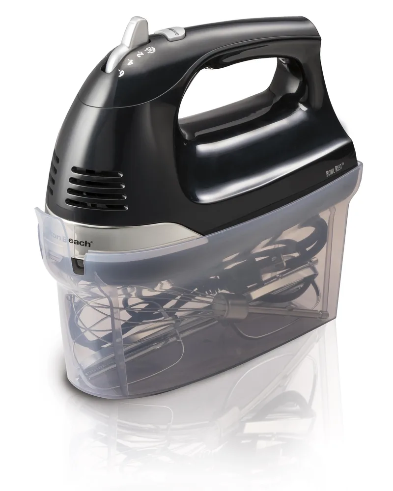 Hamilton Beach® 6-Speed Hand Mixer w/Snap-On Case