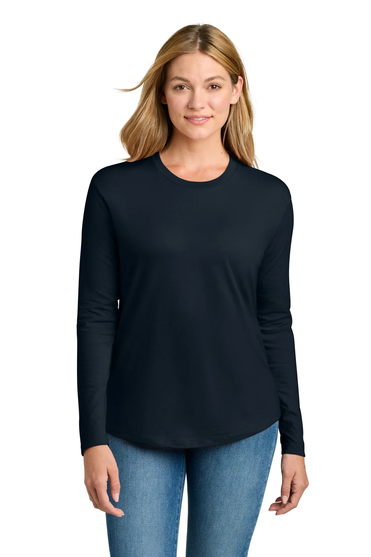 Next Level Apparel® Women's Cotton Relaxed Long Sleeve Tee view 5
