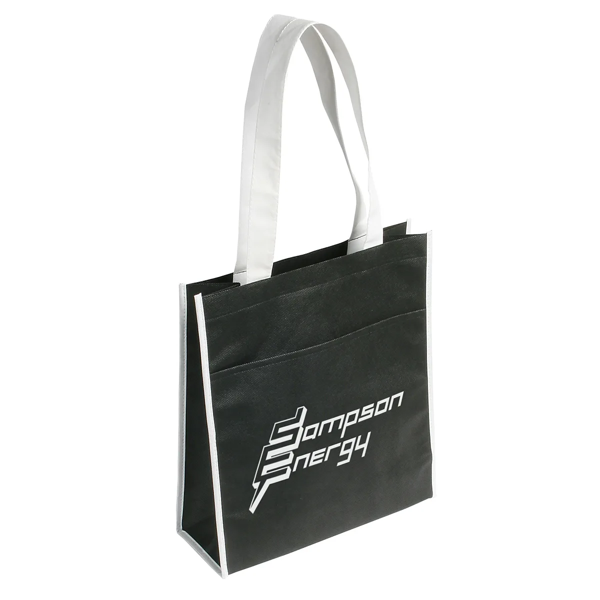 Peak Non-Woven Tote Bag with Pocket view 3