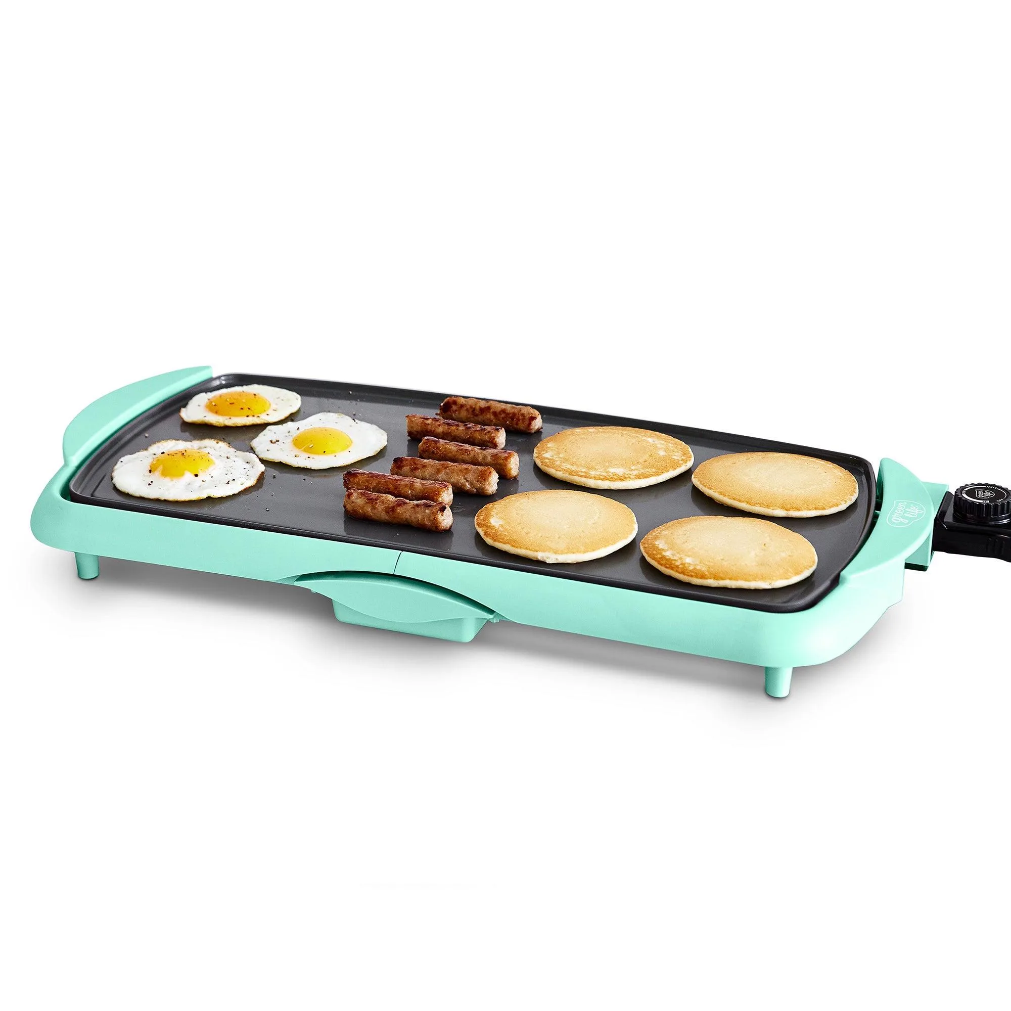 GreenLife Healthy Nonstick Xl Electric Griddle Turquoise