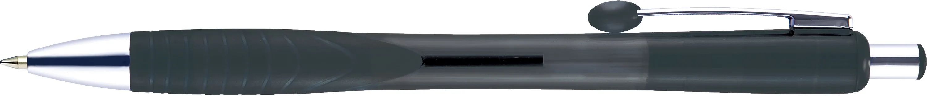 Translucent Black/Silver Blank Side View