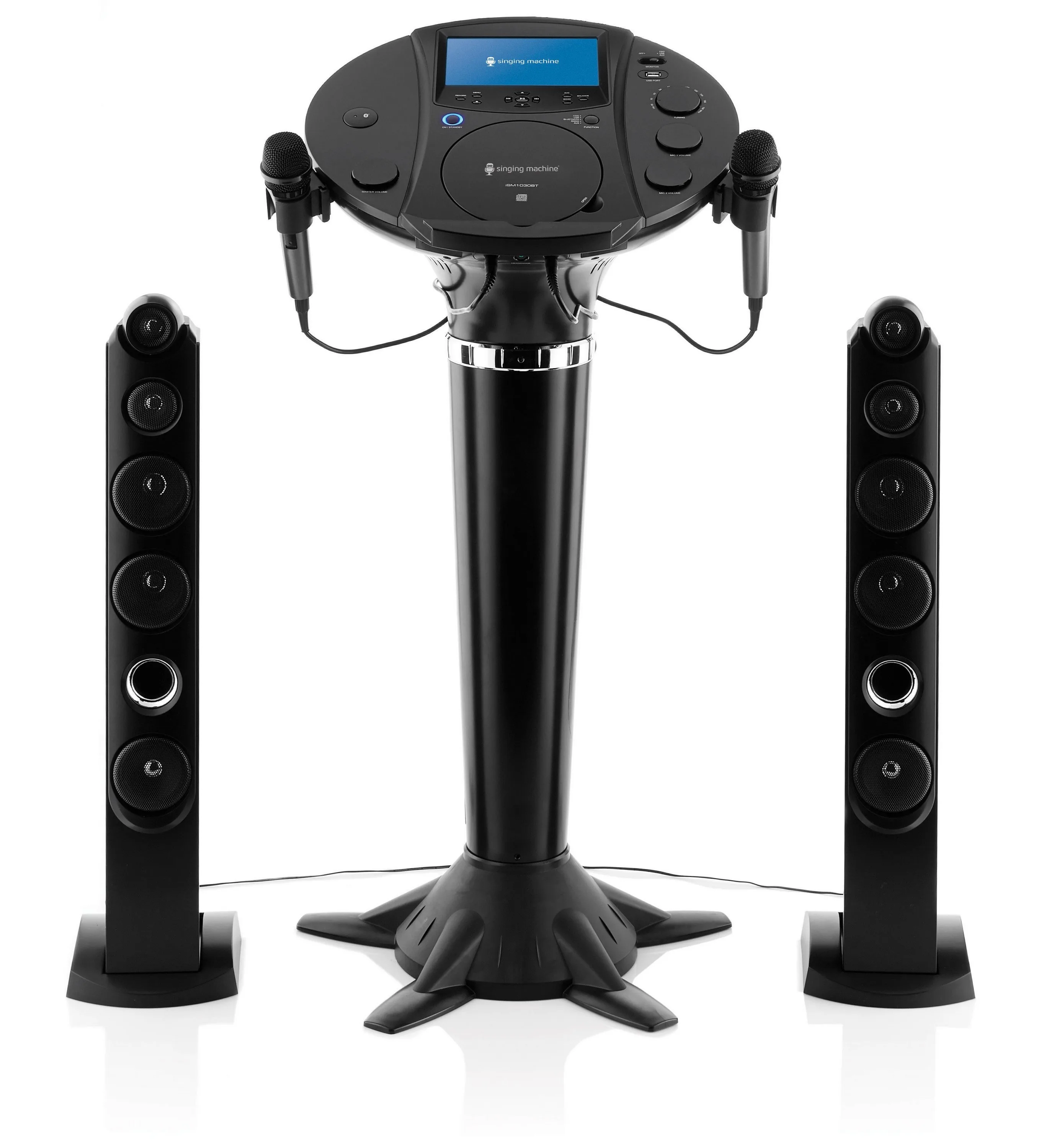 Singing Machine Bluetooth Pedestal Karaoke System
