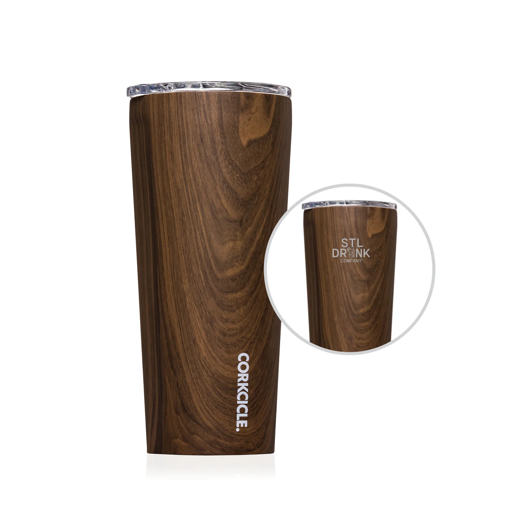 Corkcicle 24 Oz. Tumbler - Walnut Wood