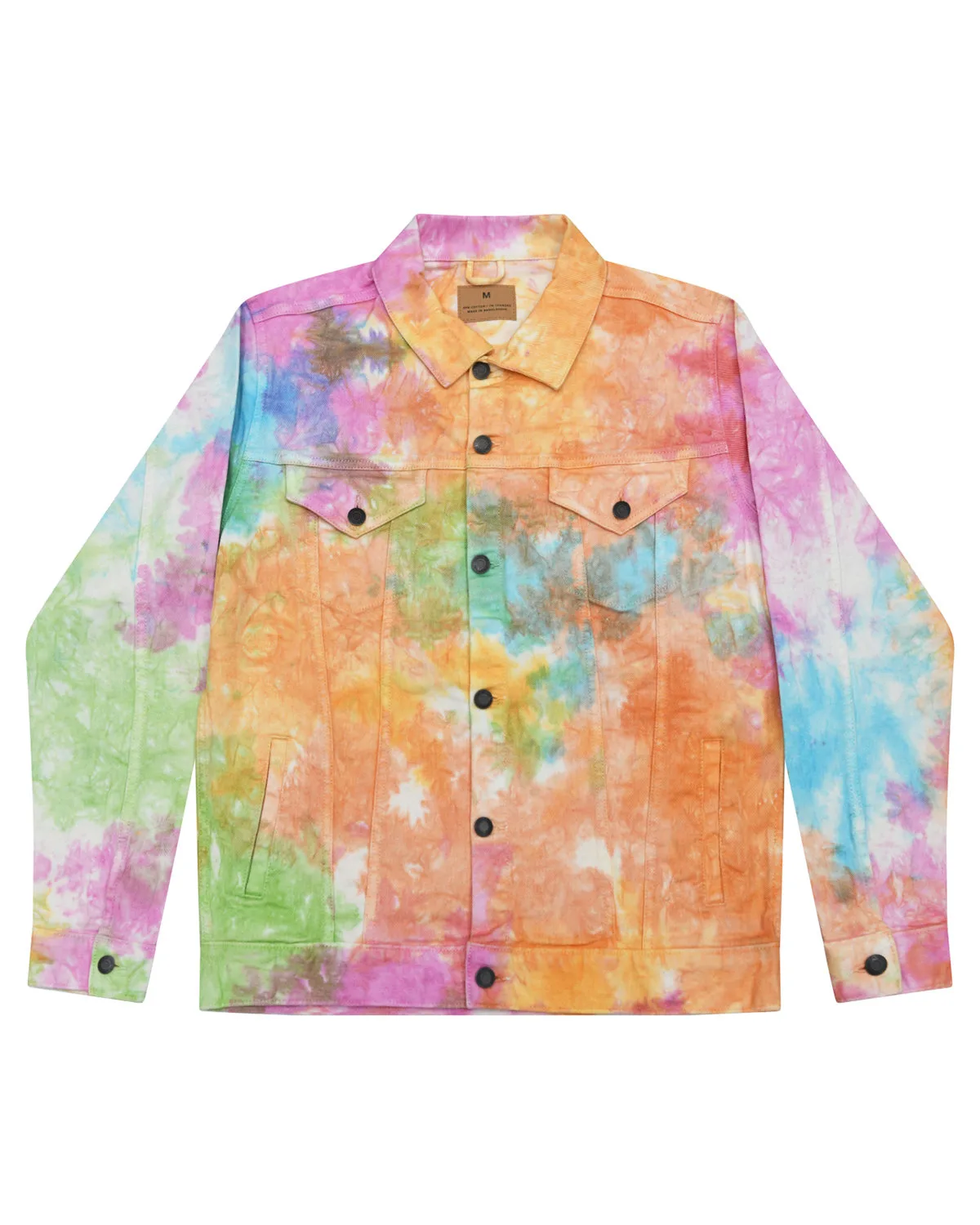 Tie-Dye Unisex Denim Jacket view 4