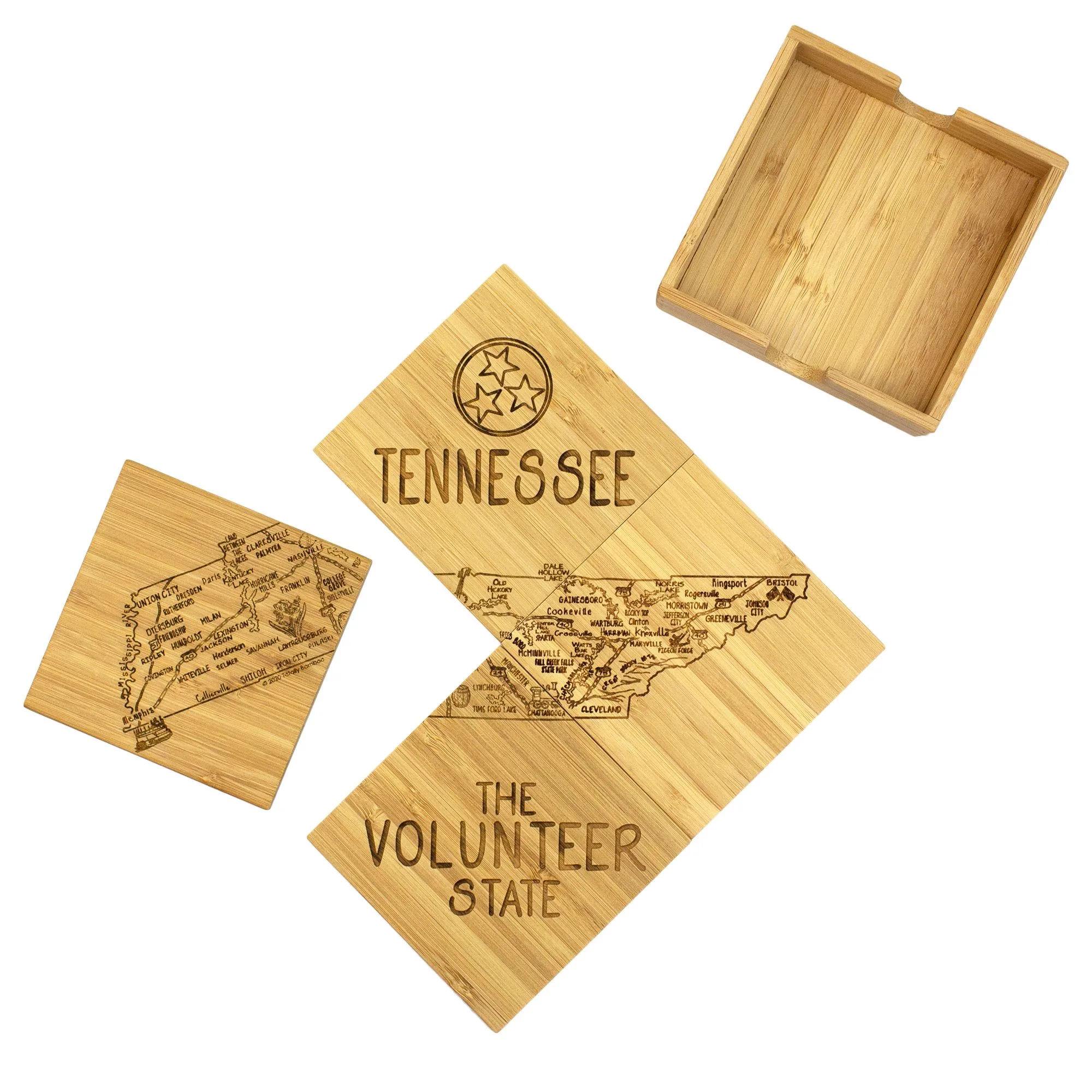 Tennessee Puzzle Coaster Set view 7