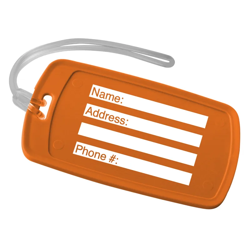 Traveler Rectangular Luggage Tag view 3