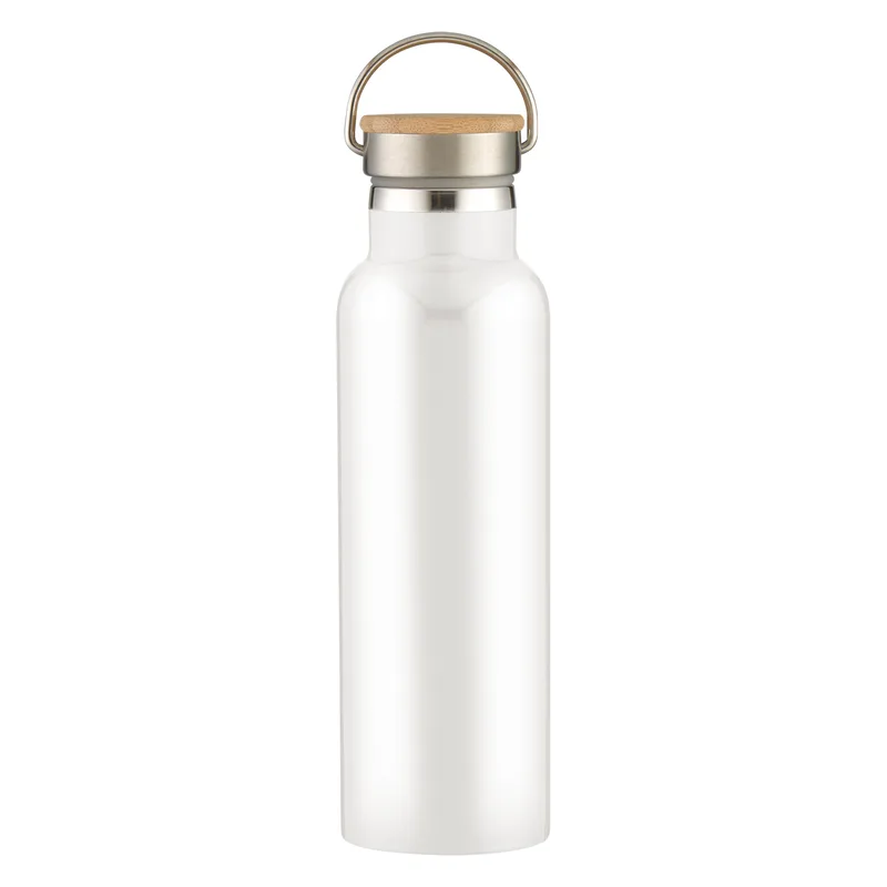 21 Oz. Liberty Stainless Steel Bottle With Wood Lid view 2