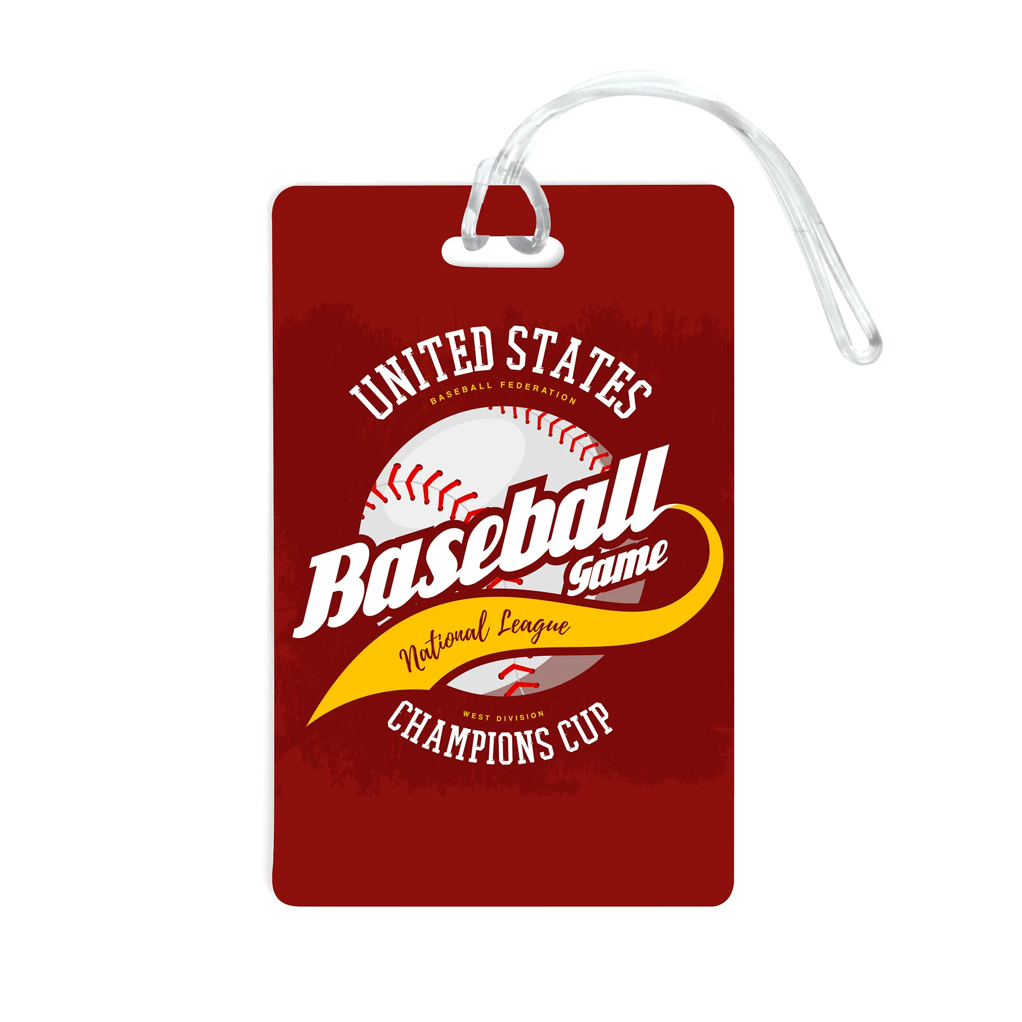 Imprinted Mini Luggage Tag — Variable Data (for every 1 to 1,000 variables, ONE SIDE ONLY)