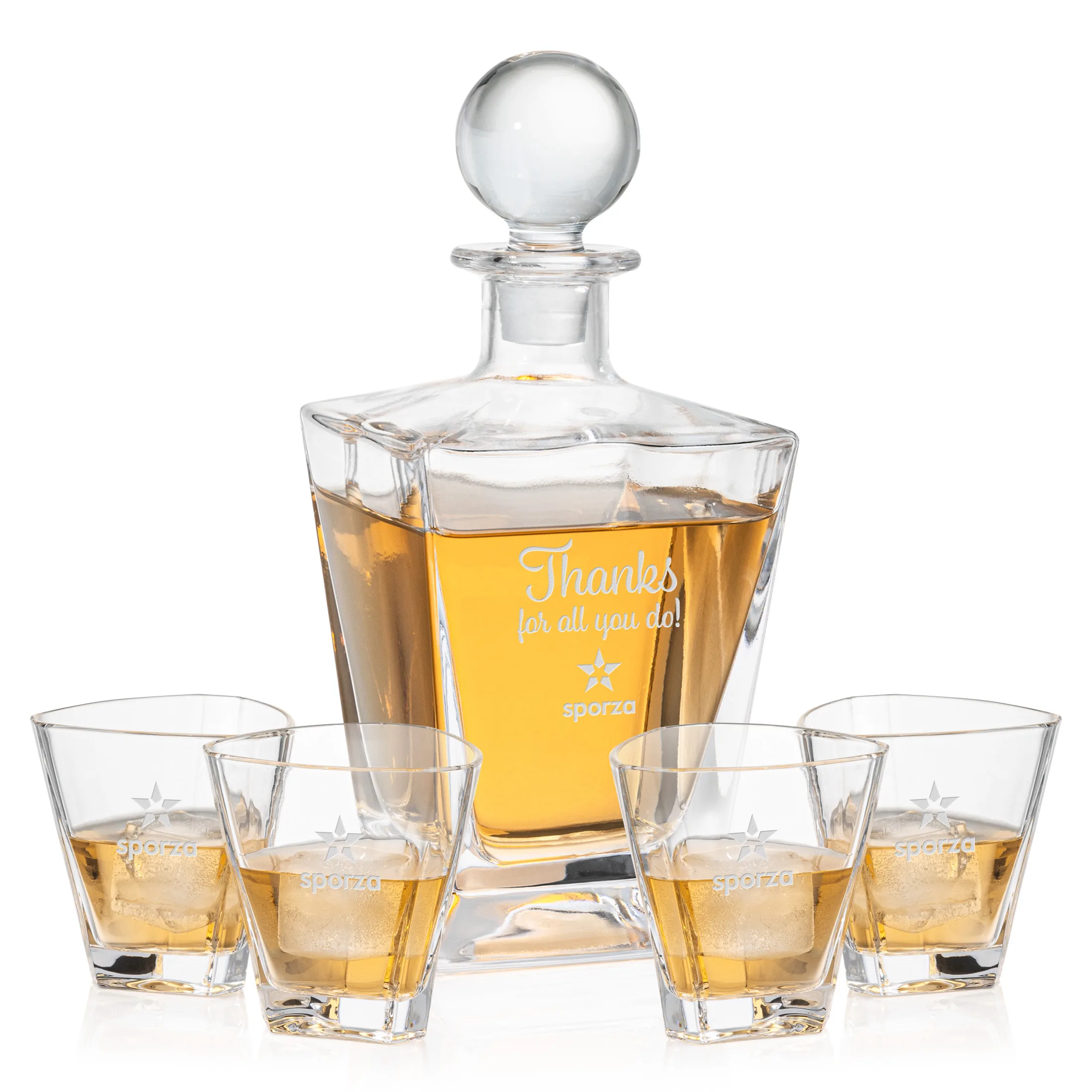 Millwood Decanter & Lid