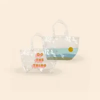 Dumpling Tote - Clear Vinyl — 1 Side Imprint