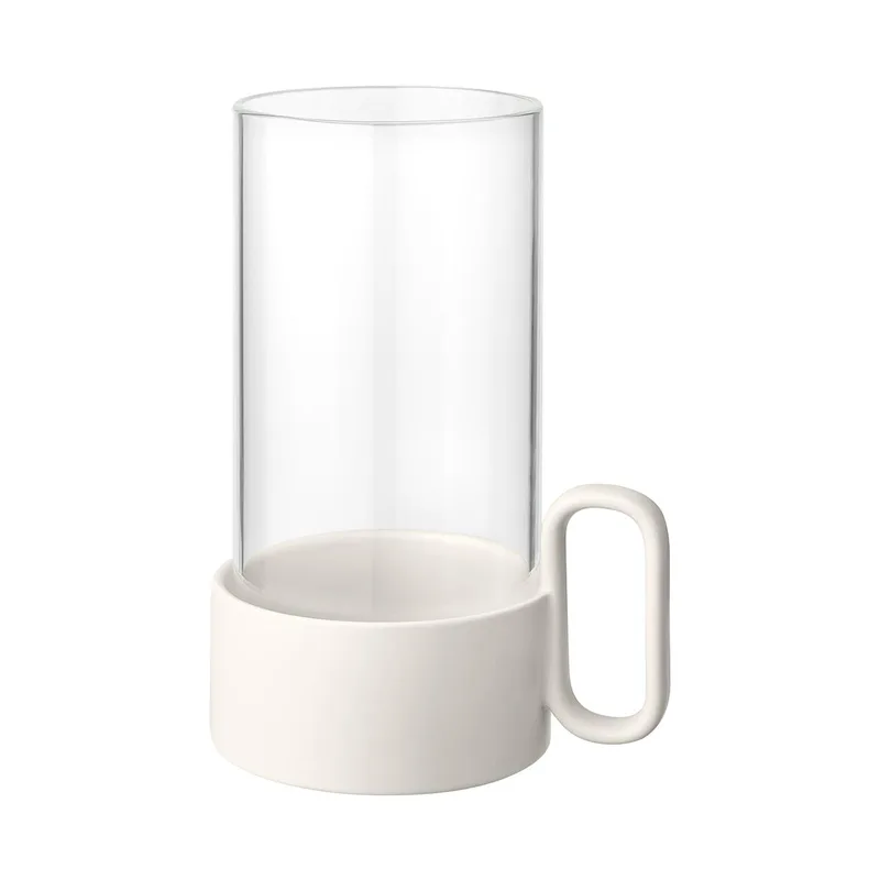 Blomus Yuragi Hurricane Lamp - Moonbeam Beige