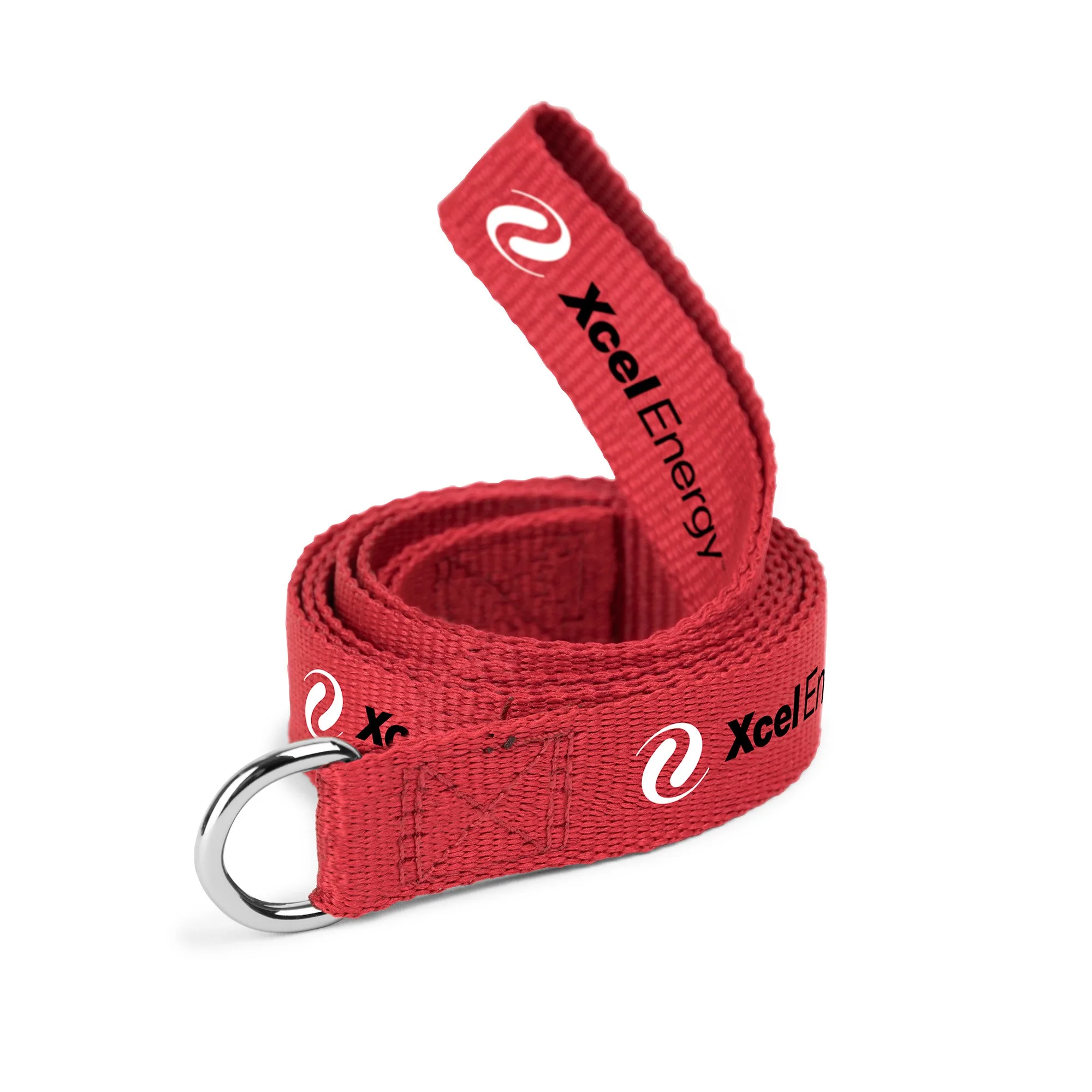 Red Logo Rolled Up