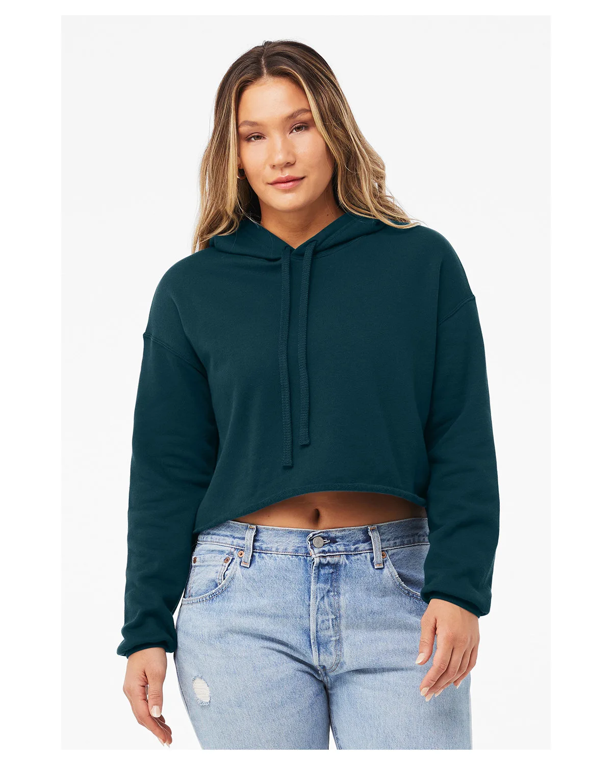 BELLA+CANVAS Ladies' Cropped Fleece Hoodie
