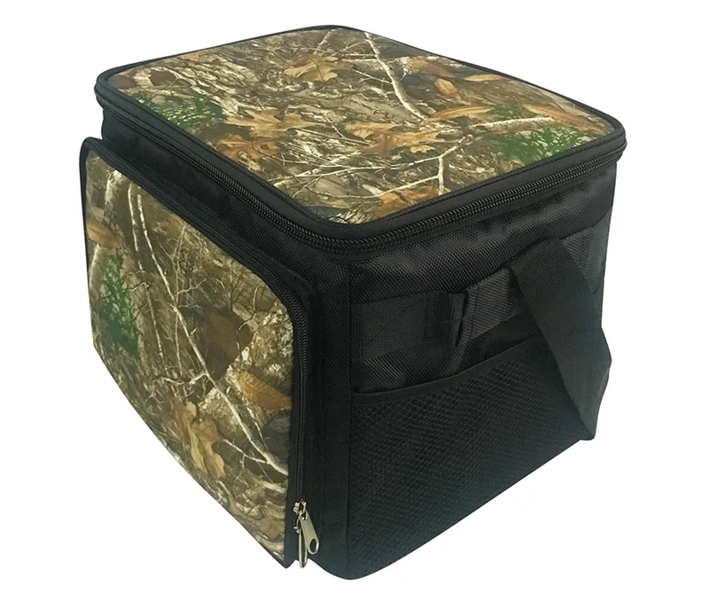 24 Can Camo Cooler Bag w/Hard Plastic Liner