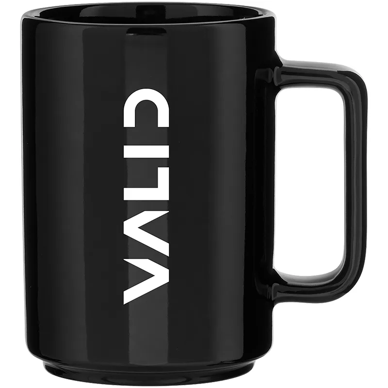 15 oz Falkor Ceramic Mug (Black)