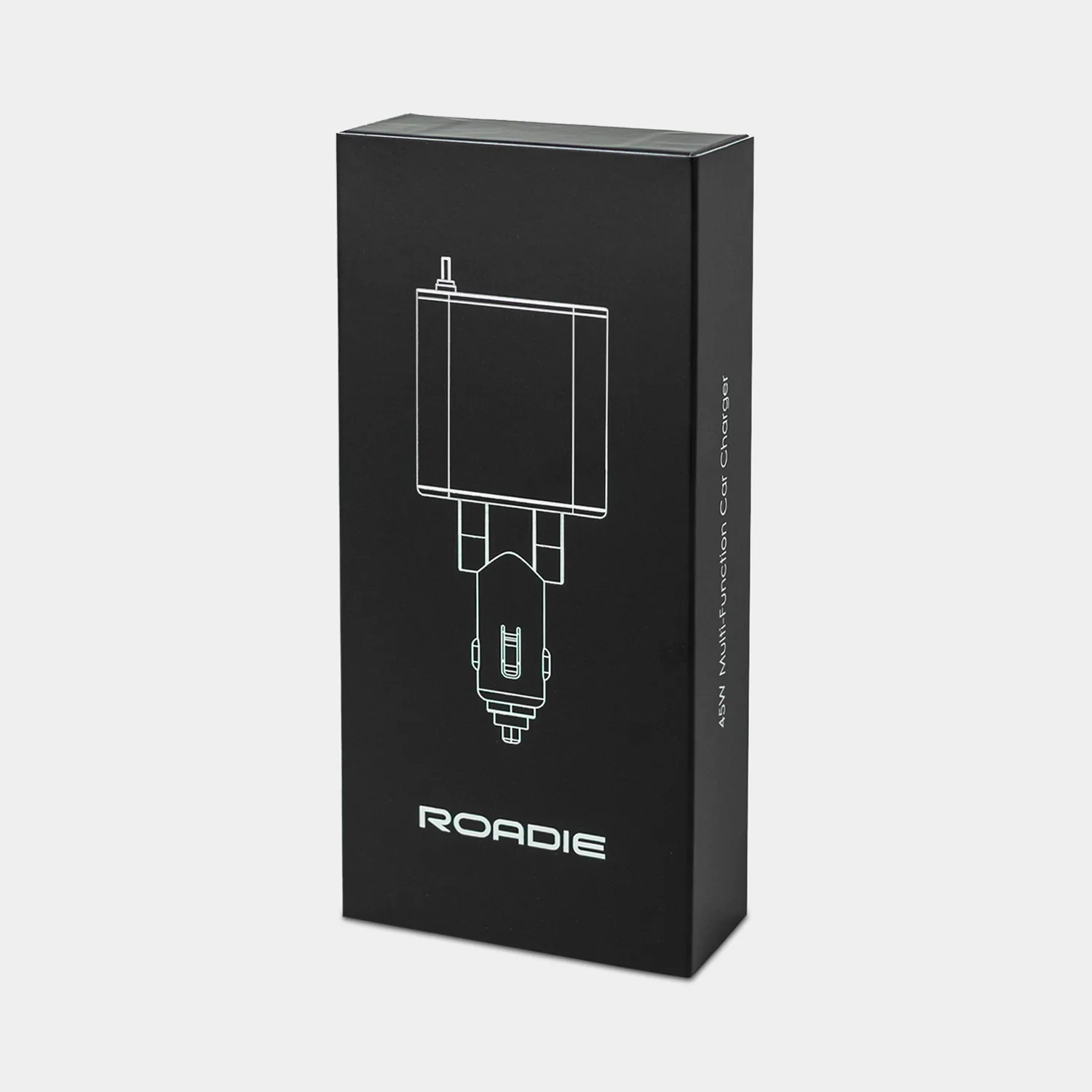 Roadie - 45 W CAR CHARGER WITH DUAL USB PORTS + RETRACTABLE CABLES view 5