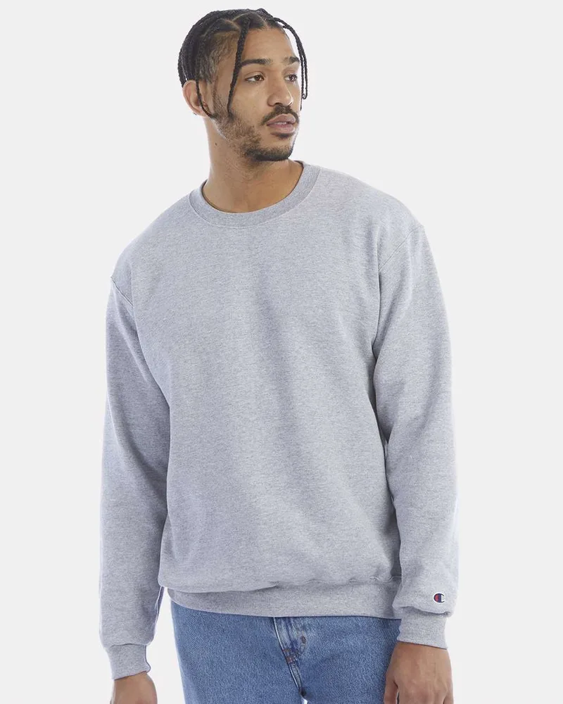 Champion® Powerblend® Crewneck Sweatshirt view 6
