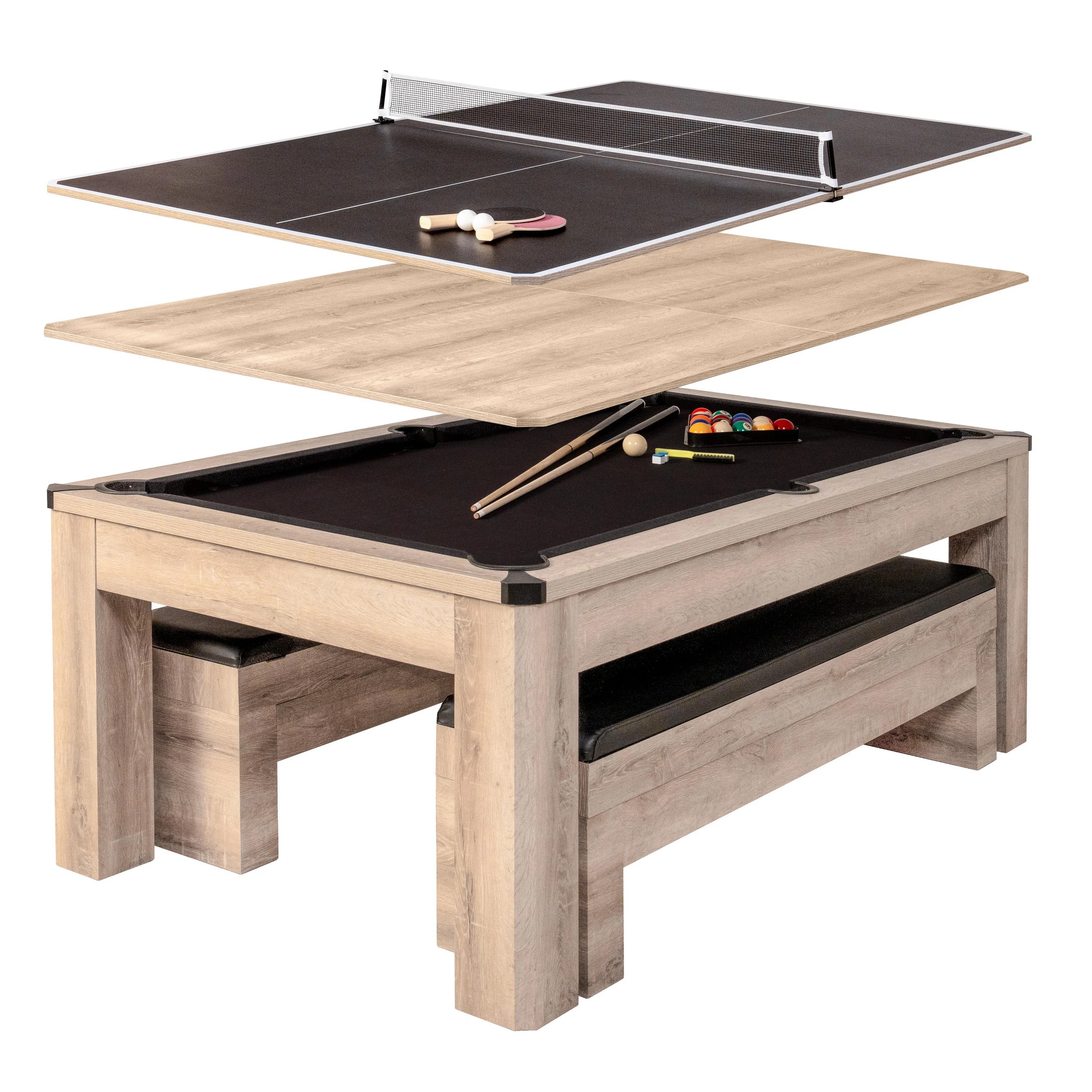 Escalade Sports Atomic - Hampton 3-In-1 Combo Table