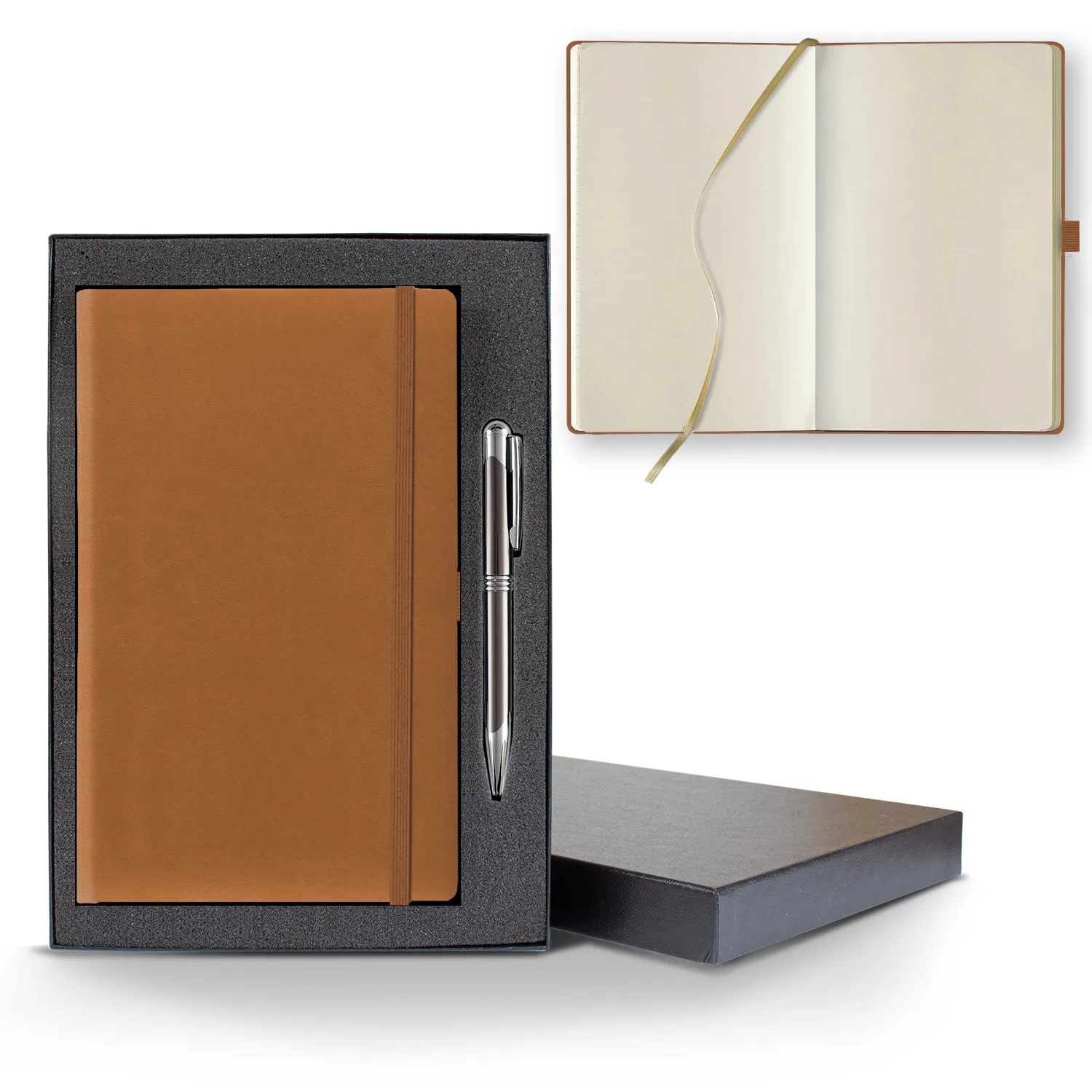 Castelli Tucson Medio Blank Ivory Page Journal Gift Set view 3