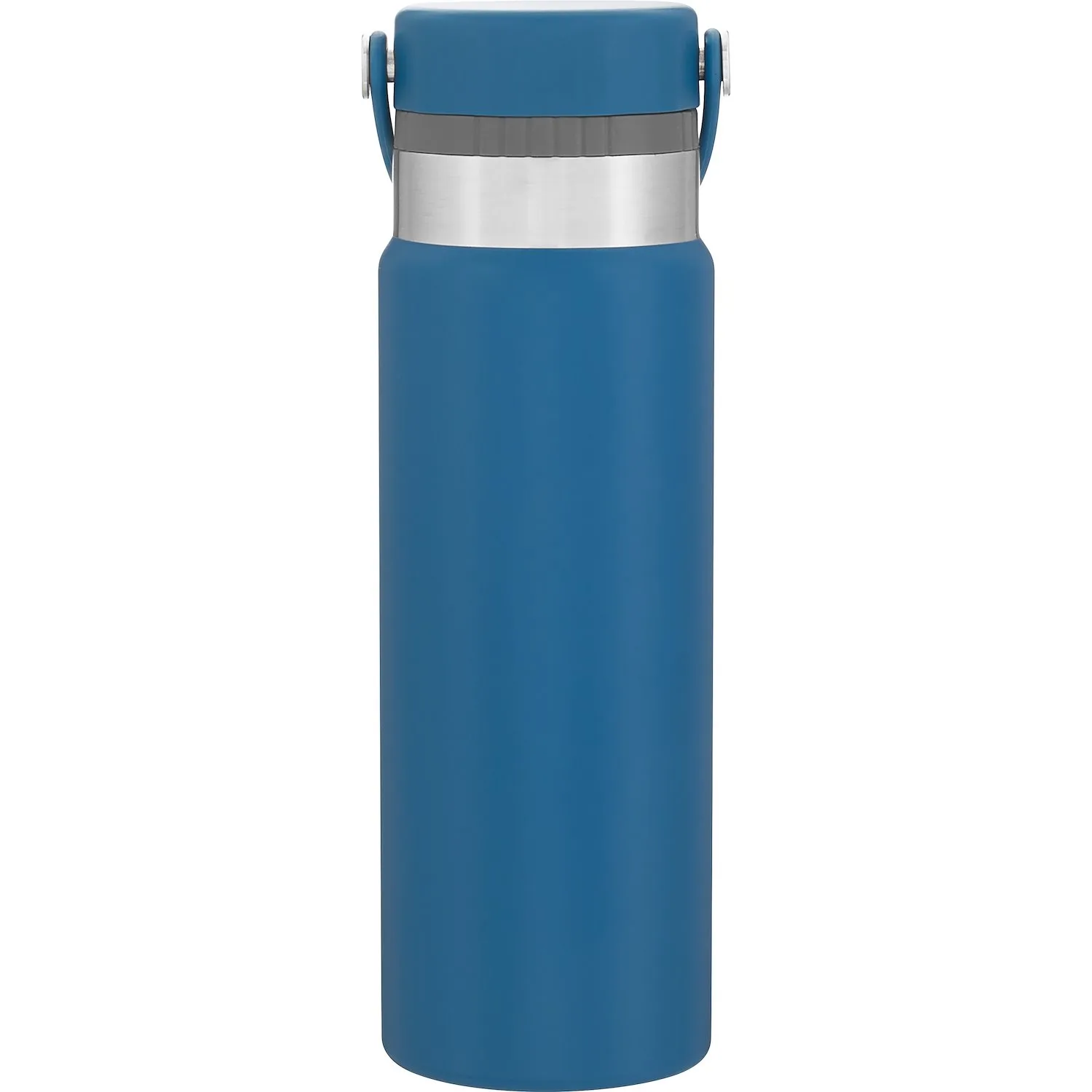 25 oz h2go Realm Water Bottle (Matte Steel Blue) view 2
