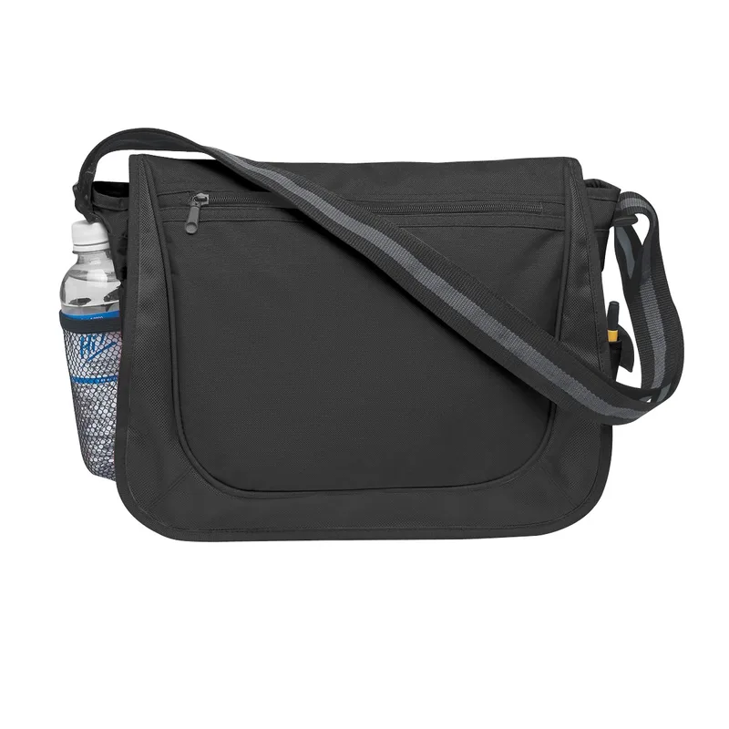 Messenger Bag With Matching Striped Handle view 3