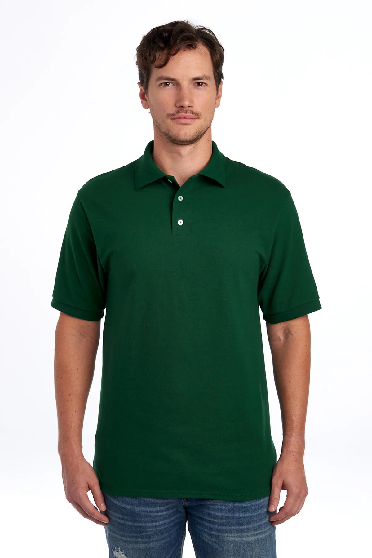 Jerzees® Unisex Premium Ring Spun Cotton Pique Sport Shirt view 3