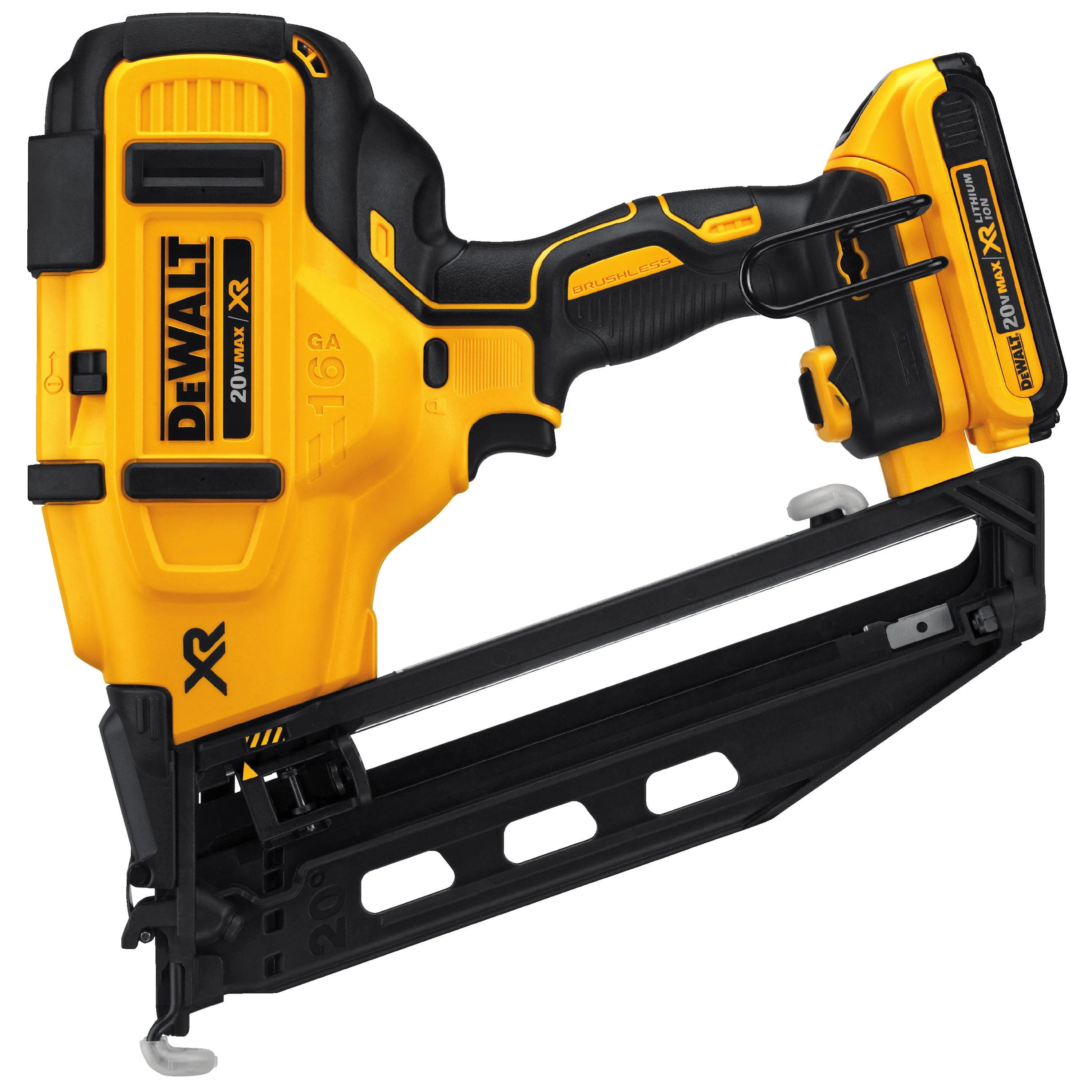 DeWalt 20V Max 16Ga Angled Finish Nailer Kit