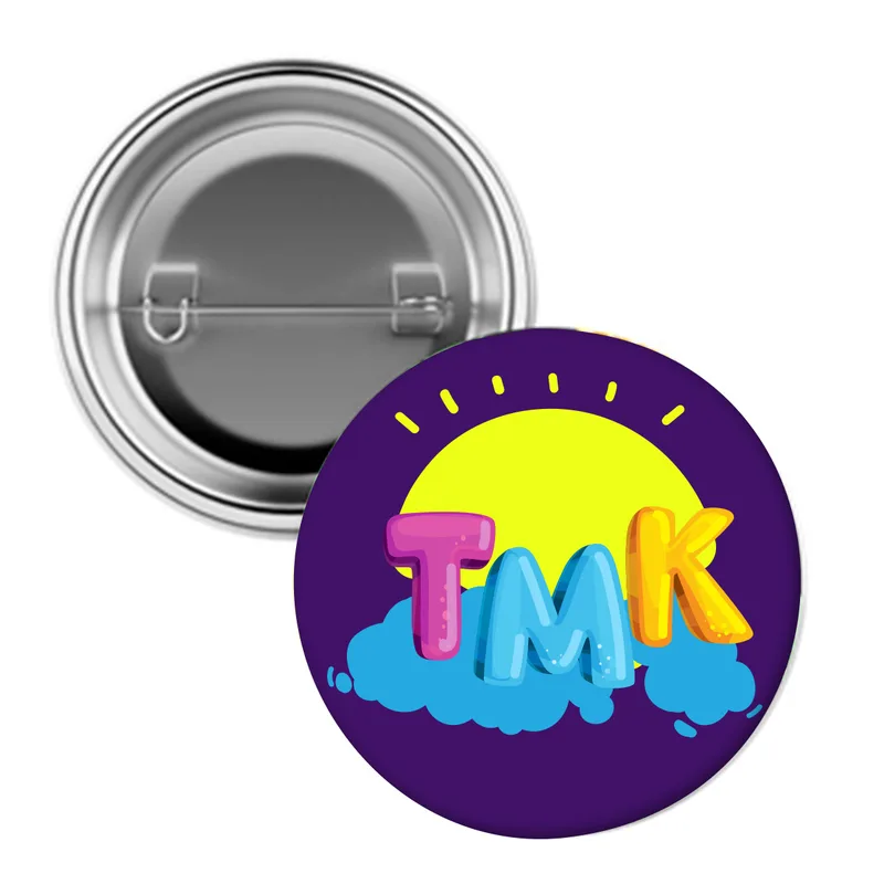 Full Color Lapel Pin Back Button view 2