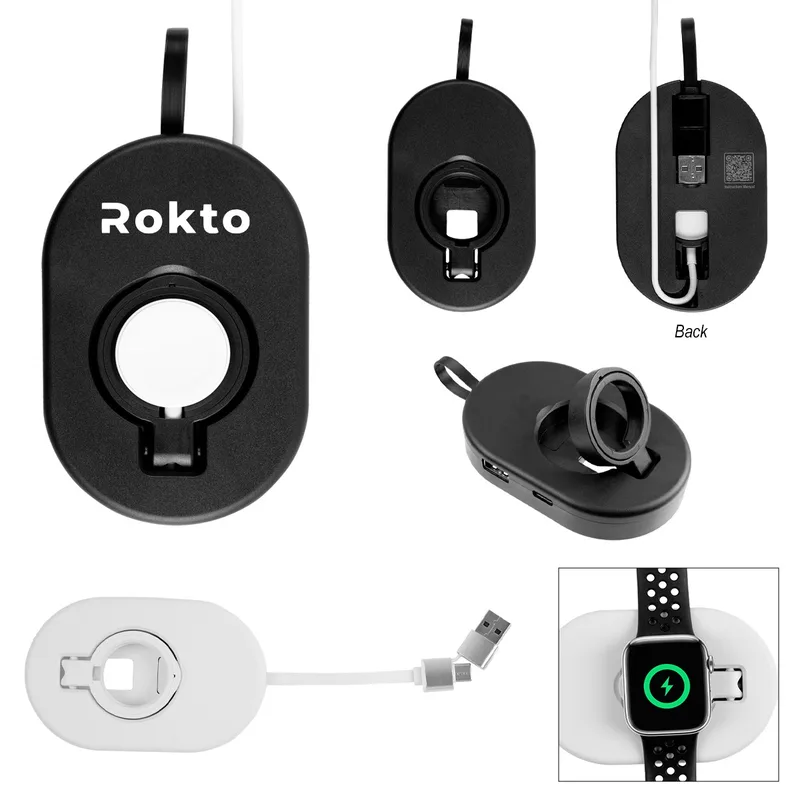 Charging Hub With Wireless Watch Dock view 2
